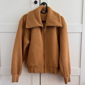 Uniqlo Tan Sherpa Jacket